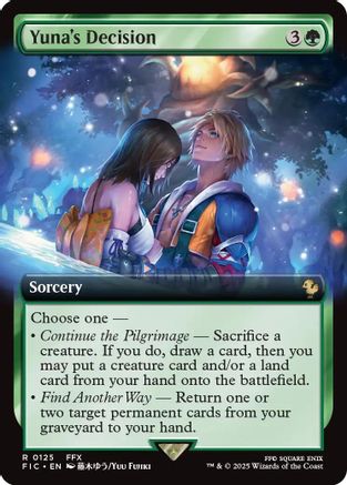Image of Yuna's Decision (Extended Art) [FINAL FANTASY Commander]