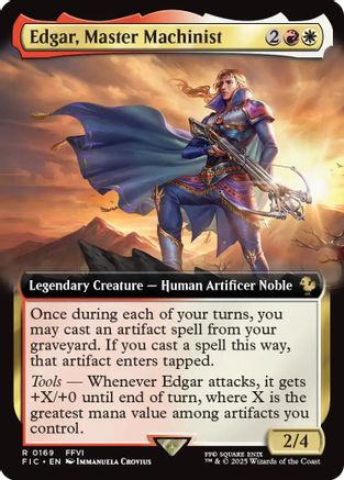 Image of Edgar, Master Machinist (Extended Art) [FINAL FANTASY Commander]