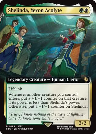 Image of Shelinda, Yevon Acolyte (Extended Art) [FINAL FANTASY Commander]