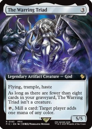 Image of The Warring Triad (Extended Art) [FINAL FANTASY Commander]