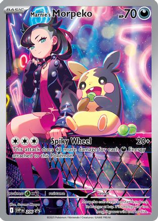 Image of Marnie's Morpeko (206) [Scarlet & Violet: Black Star Promos]