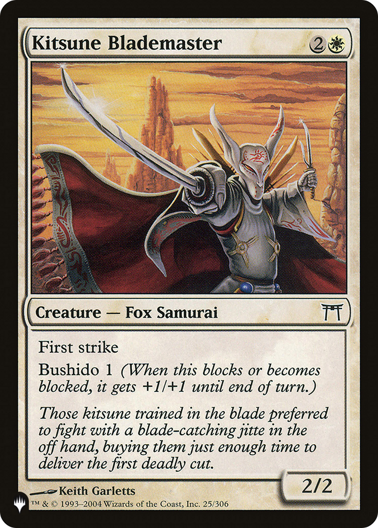 Image of Kitsune Blademaster [The List]