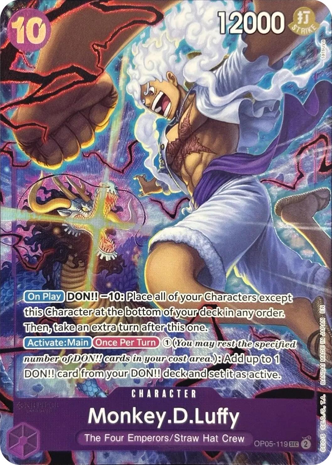 Image of Monkey.D.Luffy (English Version 2nd Anniversary Set) [One Piece Promotion Cards]