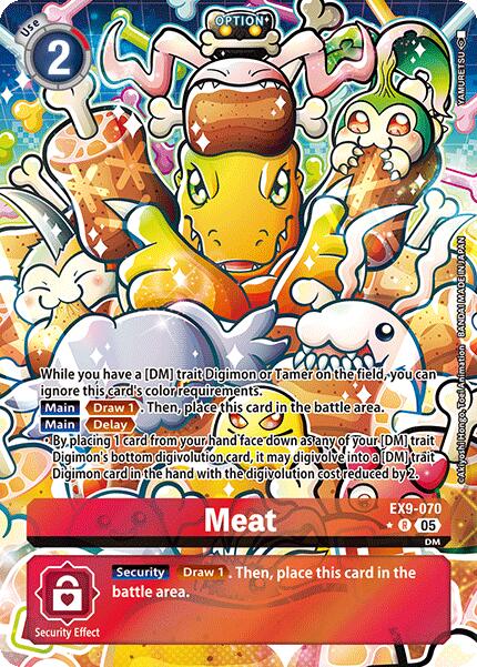 Image of Meat [EX9-070] (Alternate Art) [Versus Monsters]