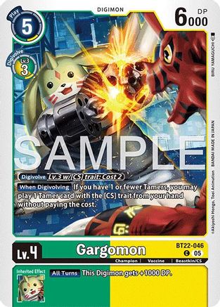 Image of Gargomon [BT22-046] [Cyber Eden]