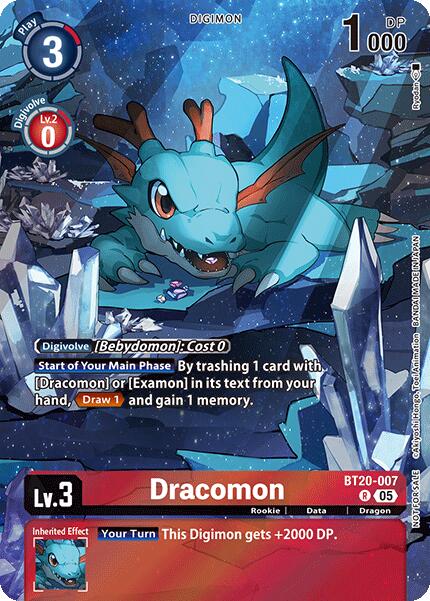 Image of Dracomon [BT20-007] (Box Topper) [Versus Monsters]