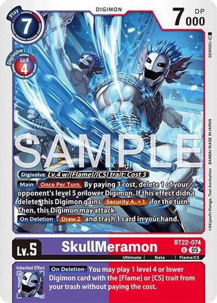 Image of SkullMeramon [BT22-074] [Cyber Eden]