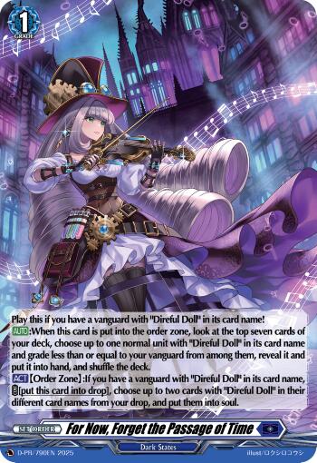 Image of For Now, Forget the Passage of Time (Foil) (D-PR/790EN) [D Promo Cards]