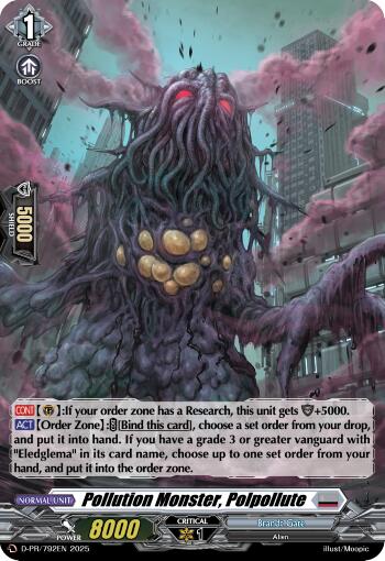 Image of Pollution Monster, Polpollute (Foil) (D-PR/792EN) [D Promo Cards]