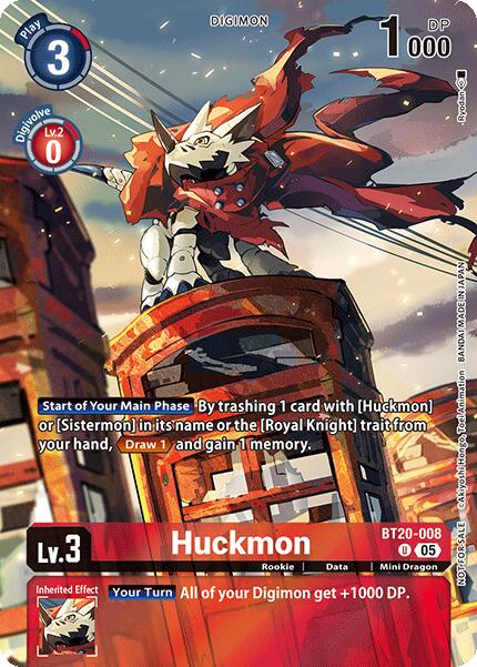 Image of Huckmon [BT20-008] (Box Topper) [Versus Monsters]