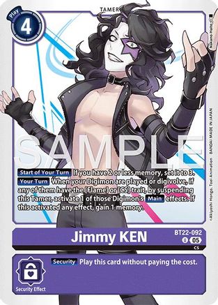 Image of Jimmy KEN [BT22-092] [Cyber Eden]