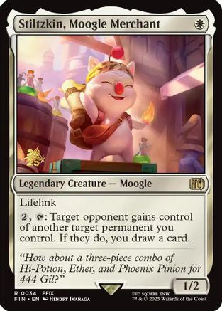 Image of Stiltzkin, Moogle Merchant [FINAL FANTASY Prerelease Promo]