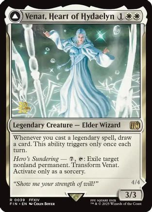 Image of Venat, Heart of Hydaelyn // Hydaelyn, the Mothercrystal [FINAL FANTASY Prerelease Promo]