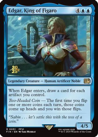 Image of Edgar, King of Figaro [FINAL FANTASY Prerelease Promo]