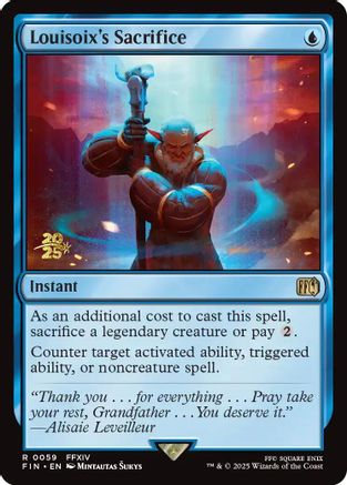 Image of Louisoix's Sacrifice [FINAL FANTASY Prerelease Promo]