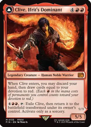 Image of Clive, Ifrit's Dominant [FINAL FANTASY Prerelease Promo]