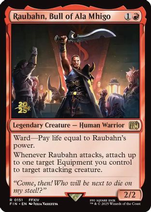 Image of Raubahn, Bull of Ala Mhigo [FINAL FANTASY Prerelease Promo]