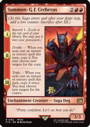 Image of Summon: G.F. Cerberus [FINAL FANTASY Prerelease Promo]