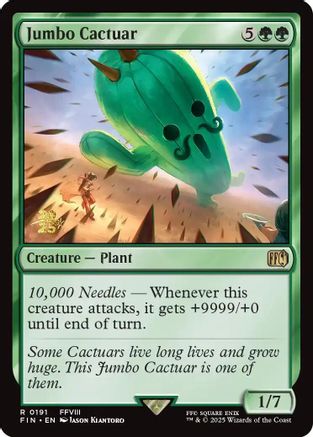Image of Jumbo Cactuar [FINAL FANTASY Prerelease Promo]