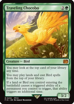 Image of Traveling Chocobo [FINAL FANTASY Prerelease Promo]