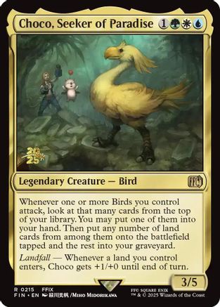 Image of Choco, Seeker of Paradise [FINAL FANTASY Prerelease Promo]