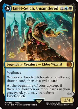 Image of Emet-Selch, Unsundered // Hades, Sorcerer of Eld [FINAL FANTASY Prerelease Promo]