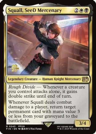 Image of Squall, SeeD Mercenary [FINAL FANTASY Prerelease Promo]