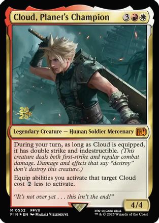 Image of Cloud, Planet's Champion [FINAL FANTASY Prerelease Promo]
