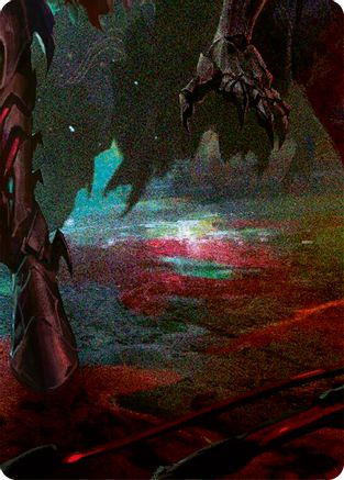 Image of Uzuri, Switch Blade // Emperor, Dracai of Aesir Double Sided Art Card (Bottom Left) - GEM Pack 1