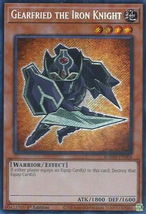 Image of Gearfried the Iron Knight [BLMM-EN004] Secret Rare