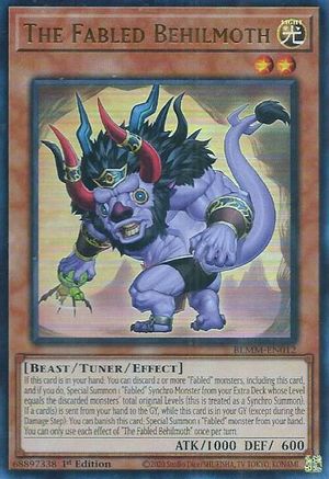 Image of The Fabled Behilmoth [BLMM-EN012] Ultra Rare