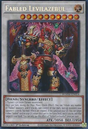 Image of Fabled Levilazebul [BLMM-EN014] Secret Rare