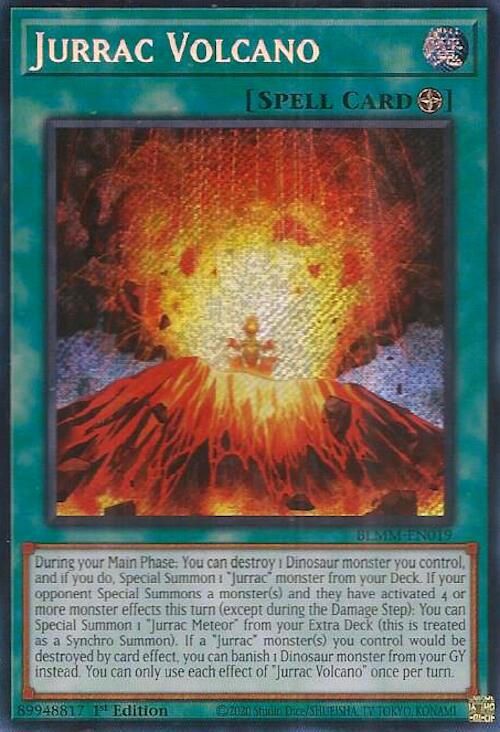 Image of Jurrac Volcano [BLMM-EN019] Secret Rare