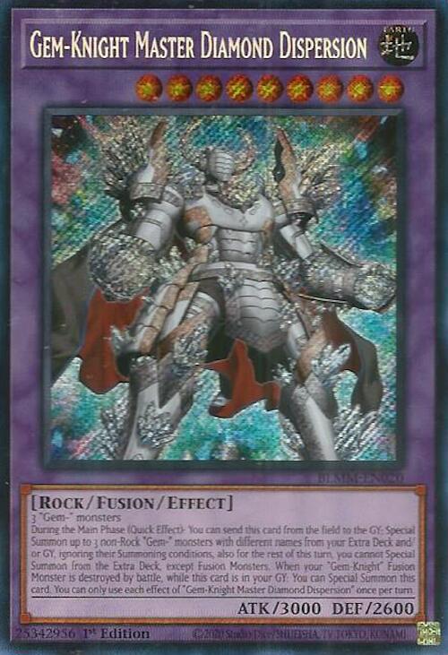 Image of Gem-Knight Master Diamond Dispersion [BLMM-EN020] Secret Rare