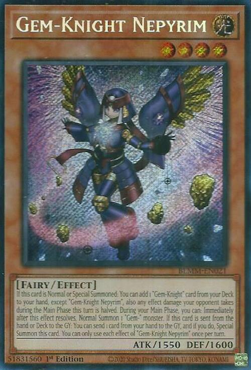 Image of Gem-Knight Nepyrim [BLMM-EN021] Secret Rare