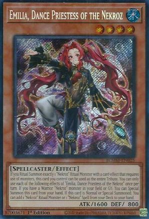 Image of Emilia, Dance Priestess of the Nekroz [BLMM-EN025] Secret Rare