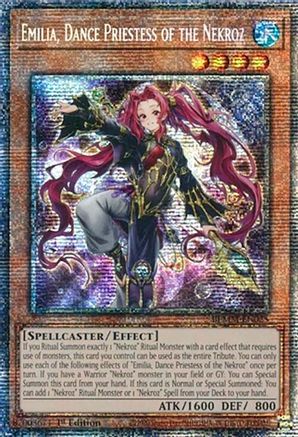 Image of Emilia, Dance Priestess of the Nekroz (Starlight Rare) [BLMM-EN025] Starlight Rare