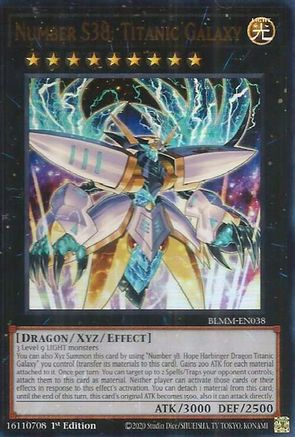 Image of Number S38: Titanic Galaxy [BLMM-EN038] Ultra Rare