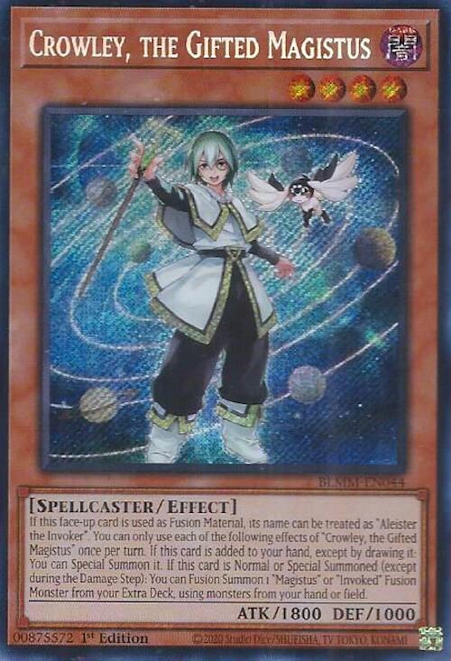 Image of Crowley, the Gifted Magistus [BLMM-EN044] Secret Rare