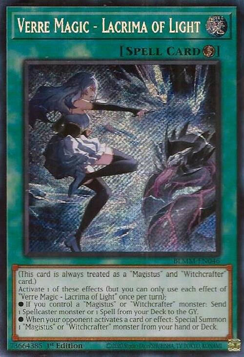 Image of Verre Magic - Lacrima of Light [BLMM-EN046] Secret Rare