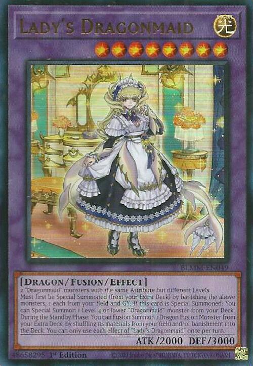 Image of Lady's Dragonmaid [BLMM-EN049] Ultra Rare