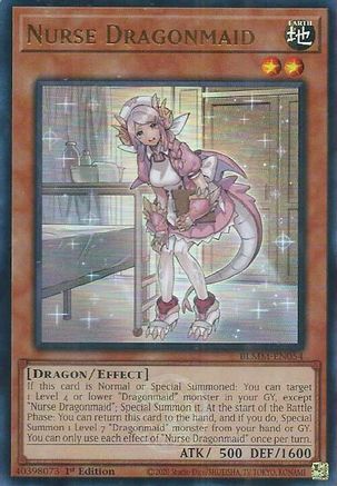 Image of Nurse Dragonmaid [BLMM-EN054] Ultra Rare