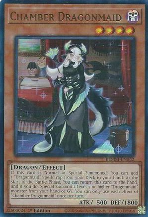 Image of Chamber Dragonmaid [BLMM-EN062] Ultra Rare