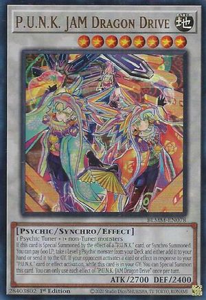 Image of P.U.N.K. JAM Dragon Drive [BLMM-EN078] Ultra Rare