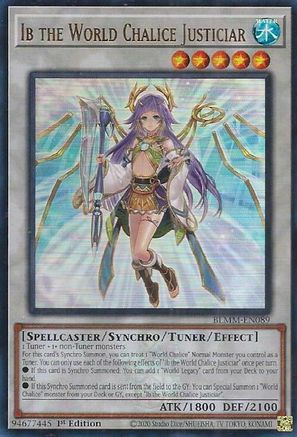 Image of Ib the World Chalice Justiciar [BLMM-EN089] Ultra Rare
