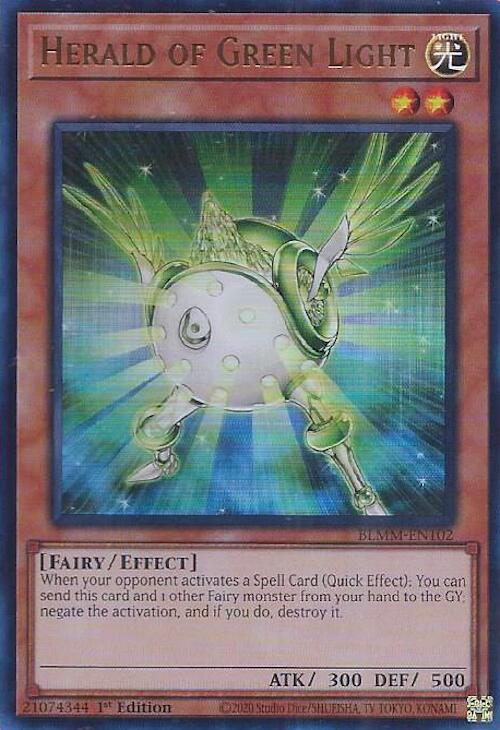 Herald of Green Light [BLMM-EN102] Ultra Rare