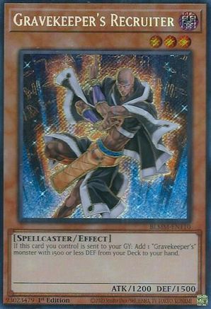 Image of Gravekeeper's Recruiter [BLMM-EN110] Secret Rare