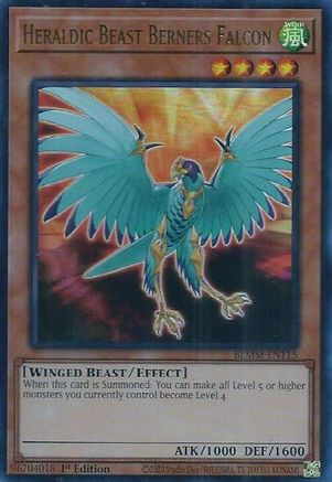 Image of Heraldic Beast Berners Falcon [BLMM-EN115] Ultra Rare