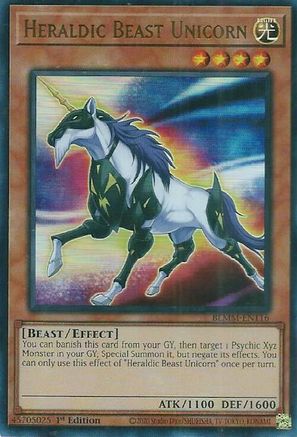 Image of Heraldic Beast Unicorn [BLMM-EN116] Ultra Rare