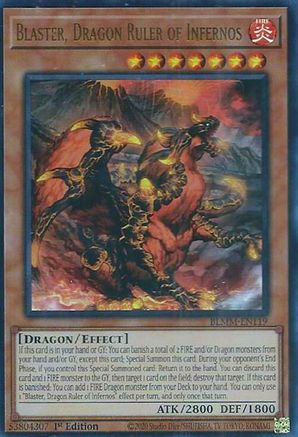 Image of Blaster, Dragon Ruler of Infernos [BLMM-EN119] Ultra Rare
